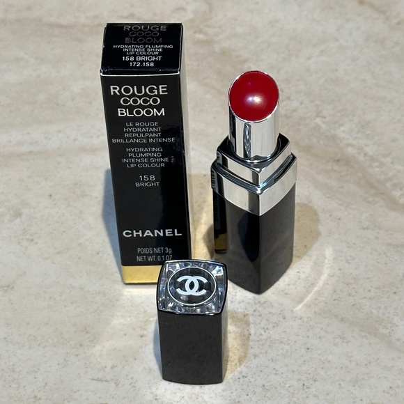 Limited Edition Chanel Rough Coco Bloom Hydrating Plumping Shine - 158 Bright - Picture 1 of 8